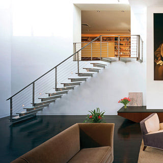 WAC Lighting LEDme Full Round Outdoor Step and Wall Light, Brushed Nickel