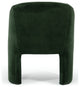 Modrest Danube Modern Jade Green Fabric Dining Chair