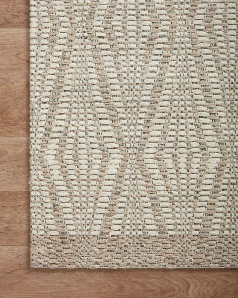 Loloi Kenzie Ivory / Taupe 2'-3" x 3'-9" Area Rug