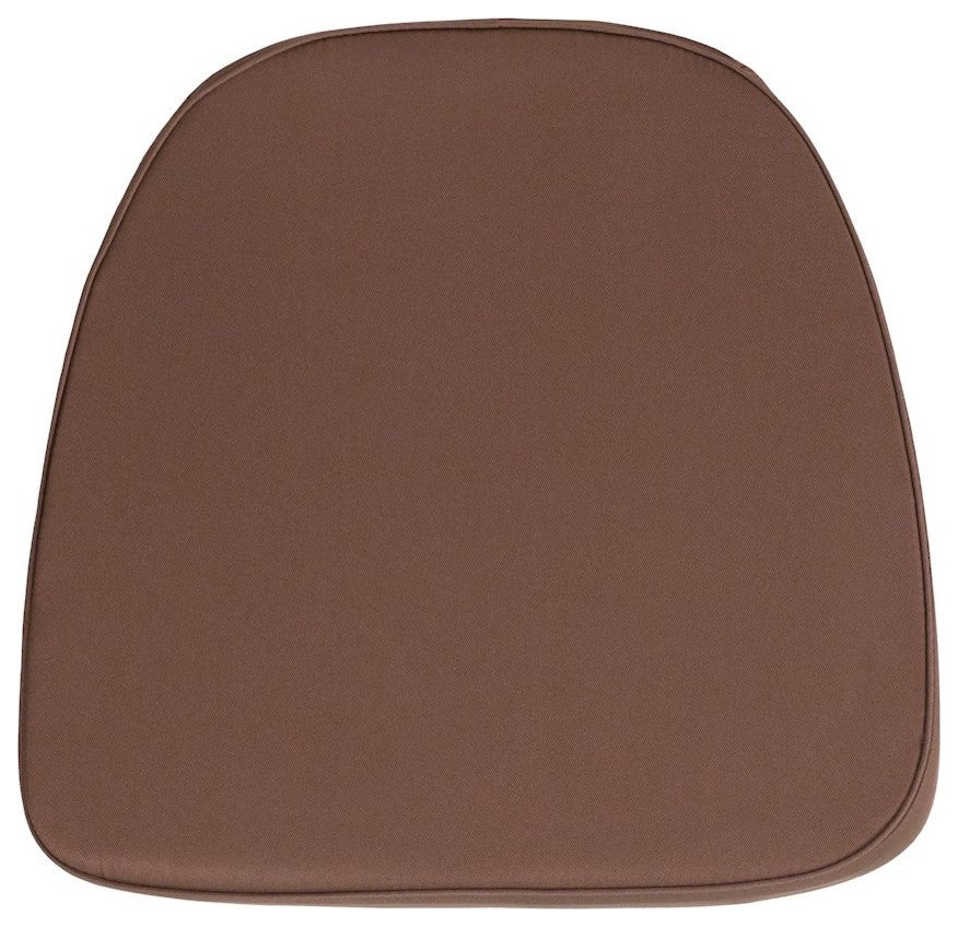 Soft Fabric Chiavari Chair Cushion, Brown