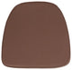 Soft Fabric Chiavari Chair Cushion, Brown
