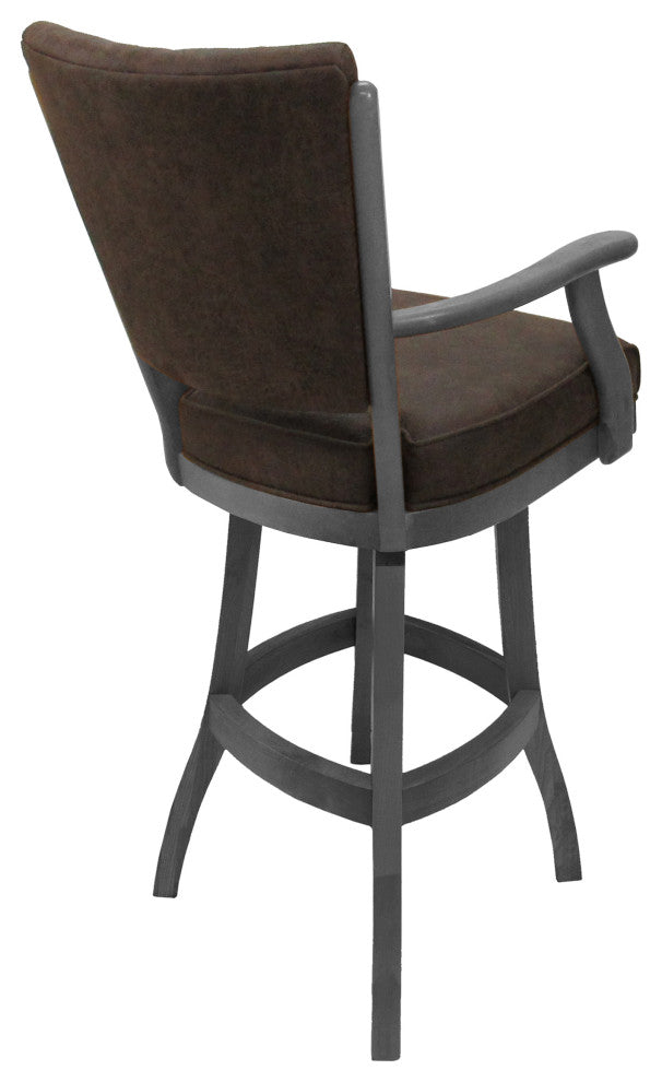Classic Counter Bar Stools 26" 30" Extra Tall 34", Northwest Whiskey - Grey, 34"
