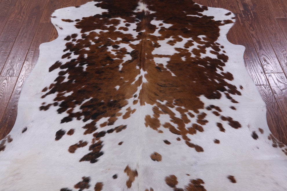 6' 7" X 6' 1" Natural Cowhide Rug C2193