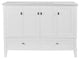 49" Single Vanity, White With Engineered Stone Top