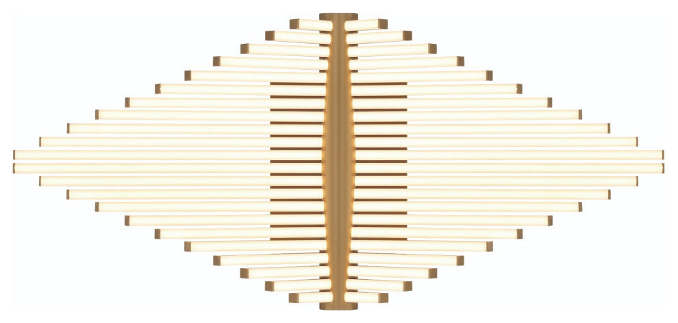 Seraph 1 Light 24.5" Flushmount, Gold