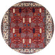 Ahgly Company Indoor Round Mid-Century Modern Area Rugs, 7' Round