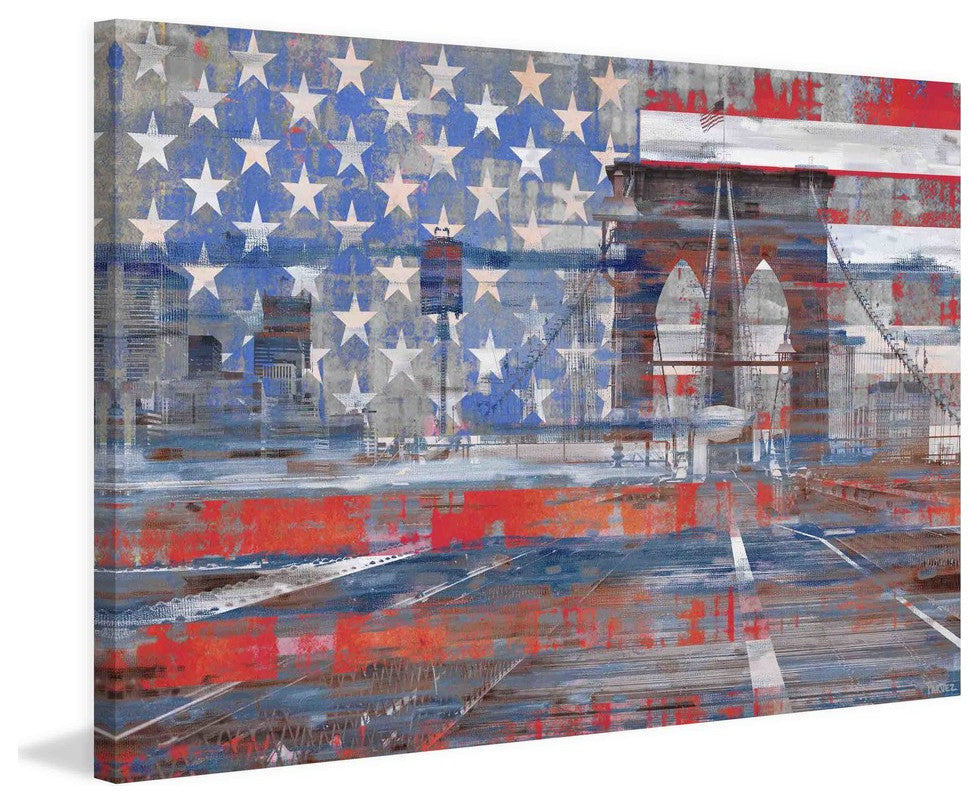 "Patriotism" Print on Canvas, 24"x16"