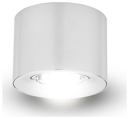 4.25" Integrated LED Surface Mounted Downlight Commercial Grade, Chrome