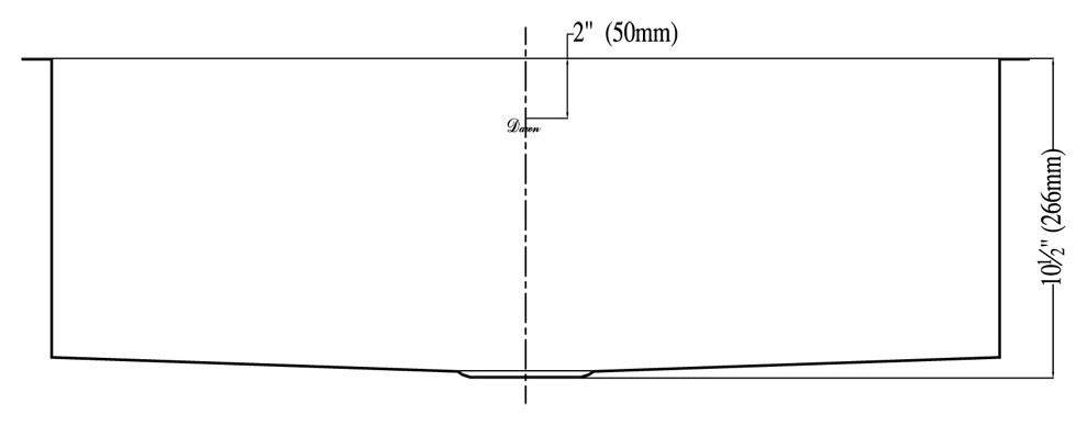 Dawn Undermount Single Bowl Square Sink
