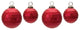Hammered Glass Ball Ornament, 4-Piece Set
