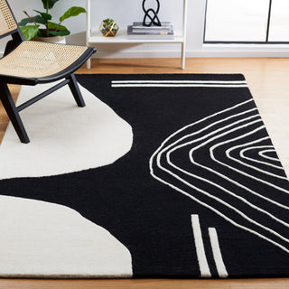 Safavieh Rodeo Drive Collection RD860Z Rug, Black/Ivory, 9' X 12'