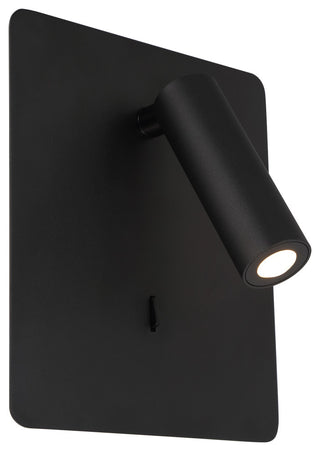 Villa LED Reading Light, Matte Black