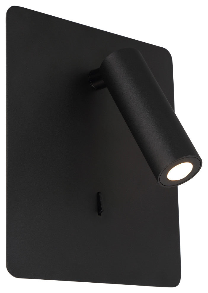 Villa LED Reading Light, Matte Black