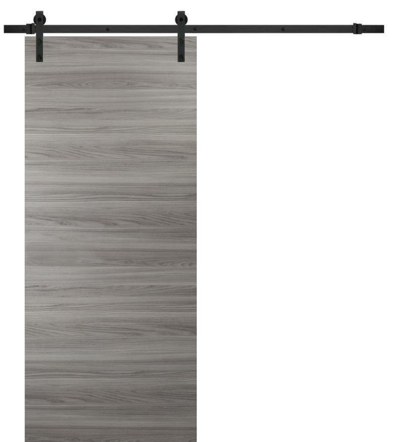 Planum 0010 Interior Barn Door Ginger Ash, No Pre-Drilled, 18"x80"