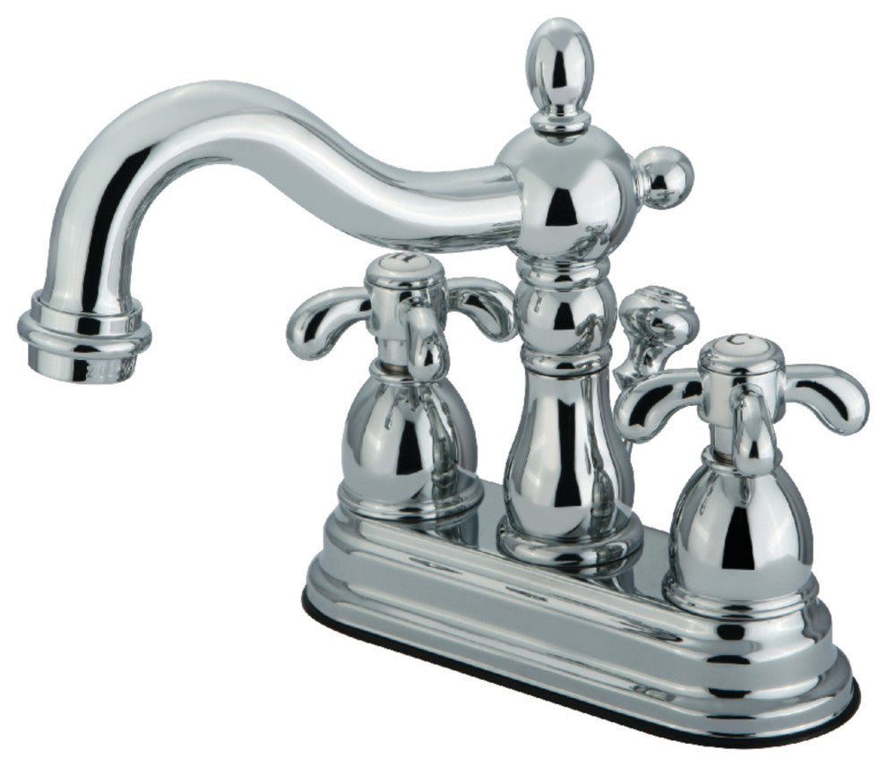 Kingston Brass 4" Centerset Bathroom Faucet, Polished Chrome