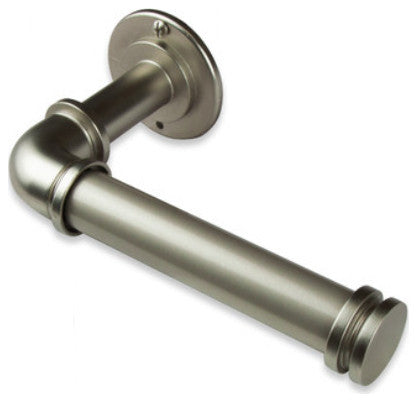 Single Toilet Paper Holder, Satin Nickel