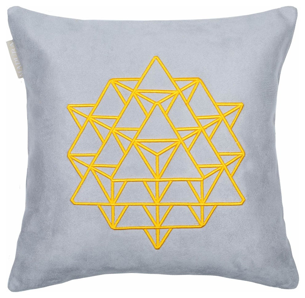 Pillow Cover Sixty-Four, Beige and Yellow