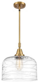 Innovations 447-1S-BB-G713-L-LED 1-Light Mini Pendant, Brushed Brass