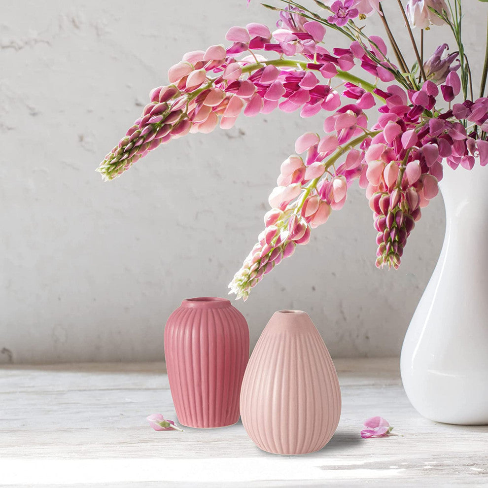 Geometric Vases, 4.25 Inches