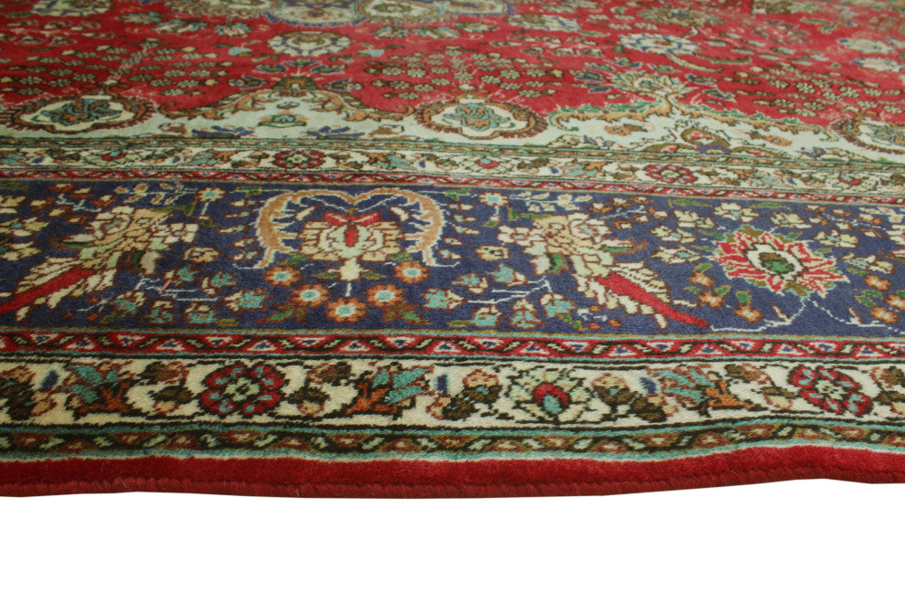 Fine Vintage Distressed Aegelwea Red Rug