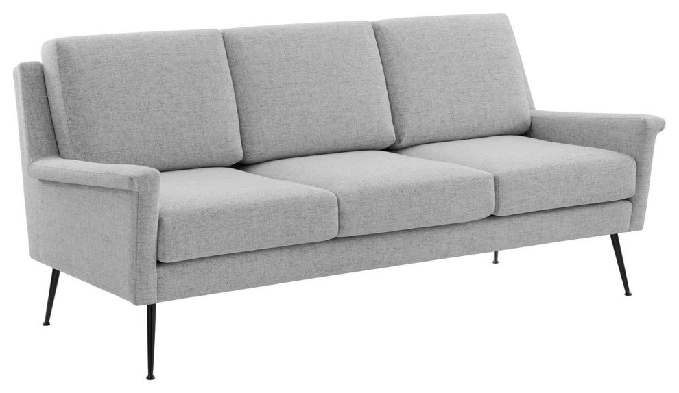 Chesapeake Fabric Sofa-Black Light Gray