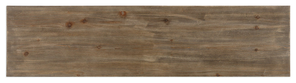 Uttermost 24773 Layton 48 1/2"W Fir Veneer Cabinet - Two Toned Brown