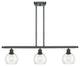 Innovations 516-3I-BK-G122-6 3 Light 36" Island Light, Matte Black