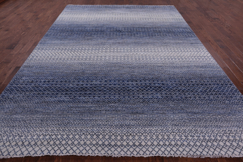 Savannah Grass Handmade Wool Rug 9' 0" X 12' 4" - Q13228