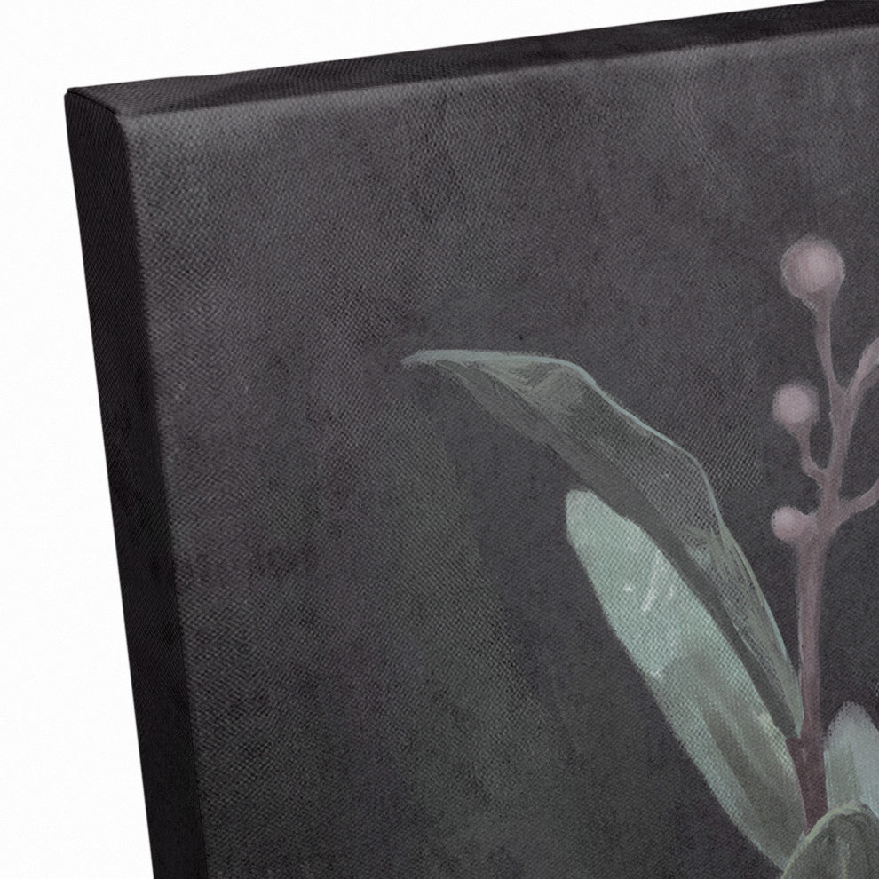 Dramatic Blush Florals 16x24 Canvas Wall Art