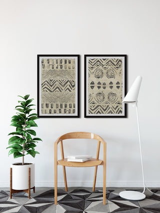 Golden Patterns Diptych, 60"x45"