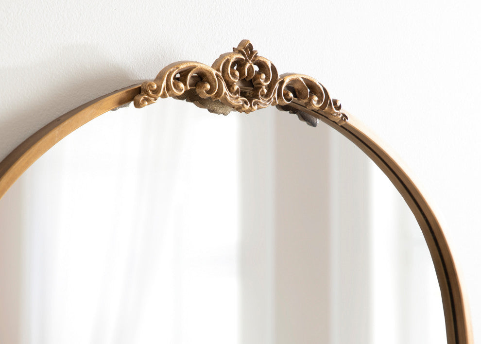 Myrcelle Decorative Framed Wall Mirror, Gold 25x33