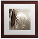 Alan Blaustein 'Florison 55' Art, Wood Frame, White Mat, 16x16
