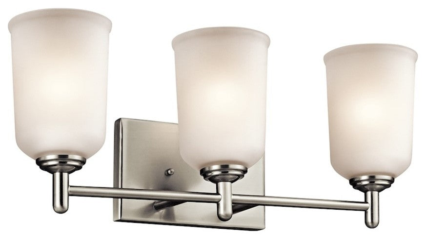 Bath 3-Light, Brushed Nickel
