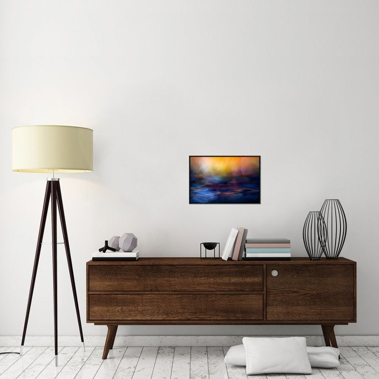 "Inner Peace" Framed Canvas Giclee by Willy Marthinussen, 23x16"
