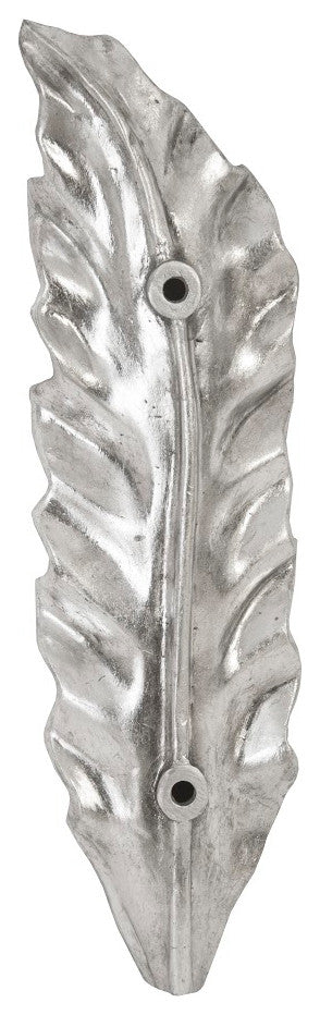 Petiole Wall Leaf, Silver, Small, Version B