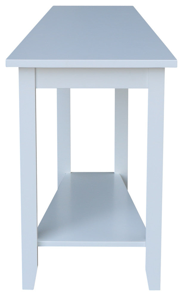 Keystone Accent Table, White