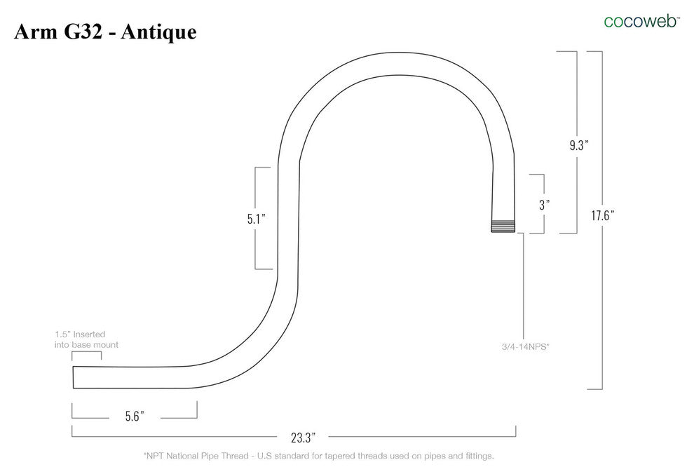 12" Iris LED Barn Light With Antique Arm, Mahogany Bronze