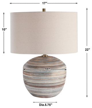 Uttermost Prospect Striped Accent Lamp