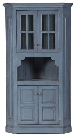 Eagle Furniture 43" West Winds Corner Buffet Accent Console, Khaki Green