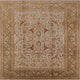 Ahgly Company Indoor Square Mid-Century Modern Area Rugs, 5' Square
