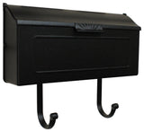 Horizon Horizontal Mailbox, Black