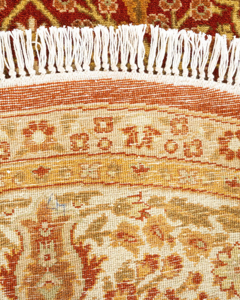 Mogul, One-of-a-Kind Hand-Knotted Area Rug Orange, 5' 1" x 7' 7"