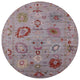 Ahgly Company Indoor Round Mid-Century Modern Area Rugs, 4' Round