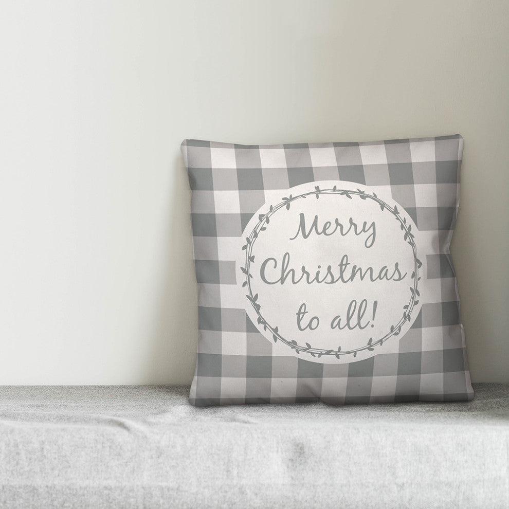 Snowflake Pattern 20"x20" Throw Pillow