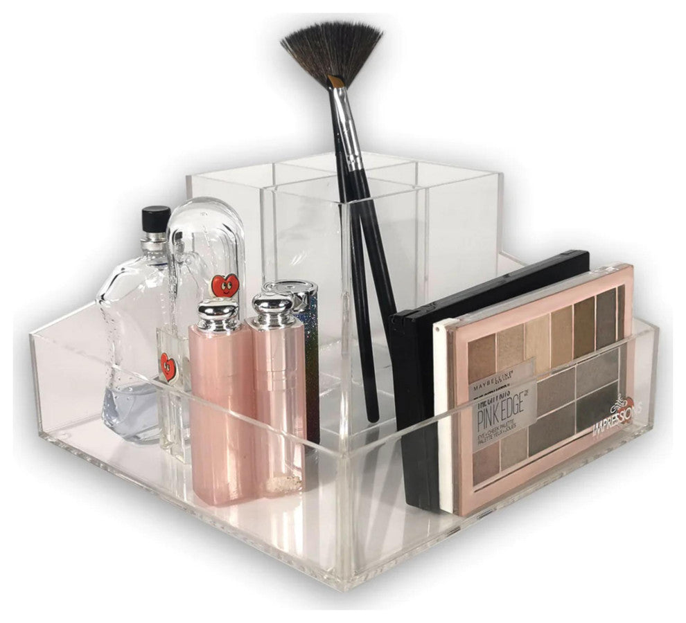 Acrylic Organizer With 6 Compartment Acrylic Organizer