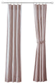 Plaza Stripe Tailored Panel Pair, Brick, 56"x84"