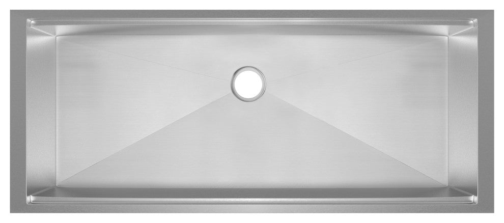 Rivage 45x19" Single Basin Undermount Kitchen Workstation Sink