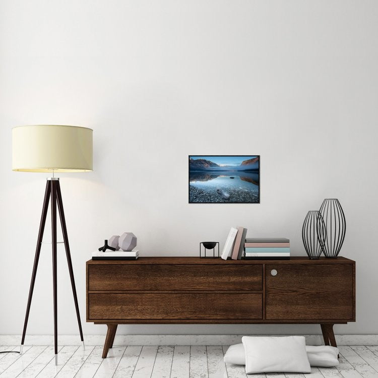"BohinjS Tranquility" Framed Canvas Giclee by Bor, 23x16"