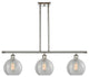 Innovations Lighting 516-3I-PN-G125-8 Athens 3 Light 36" Island Light