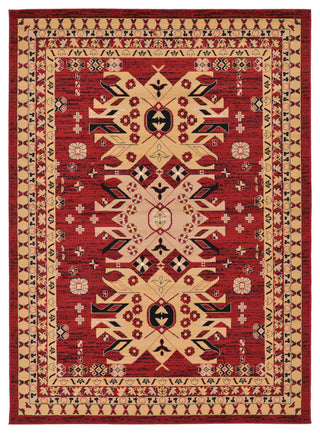 Unique Loom Red Oasis Taftan 7'x10' Area Rug